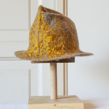 Load image into Gallery viewer, GOLD- hat in handmade felt