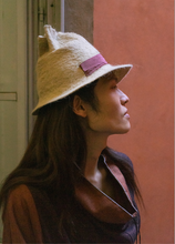 Carica l&#39;immagine nel visualizzatore di Gallery, WIGRE- hat in handmade felt and natural dyes